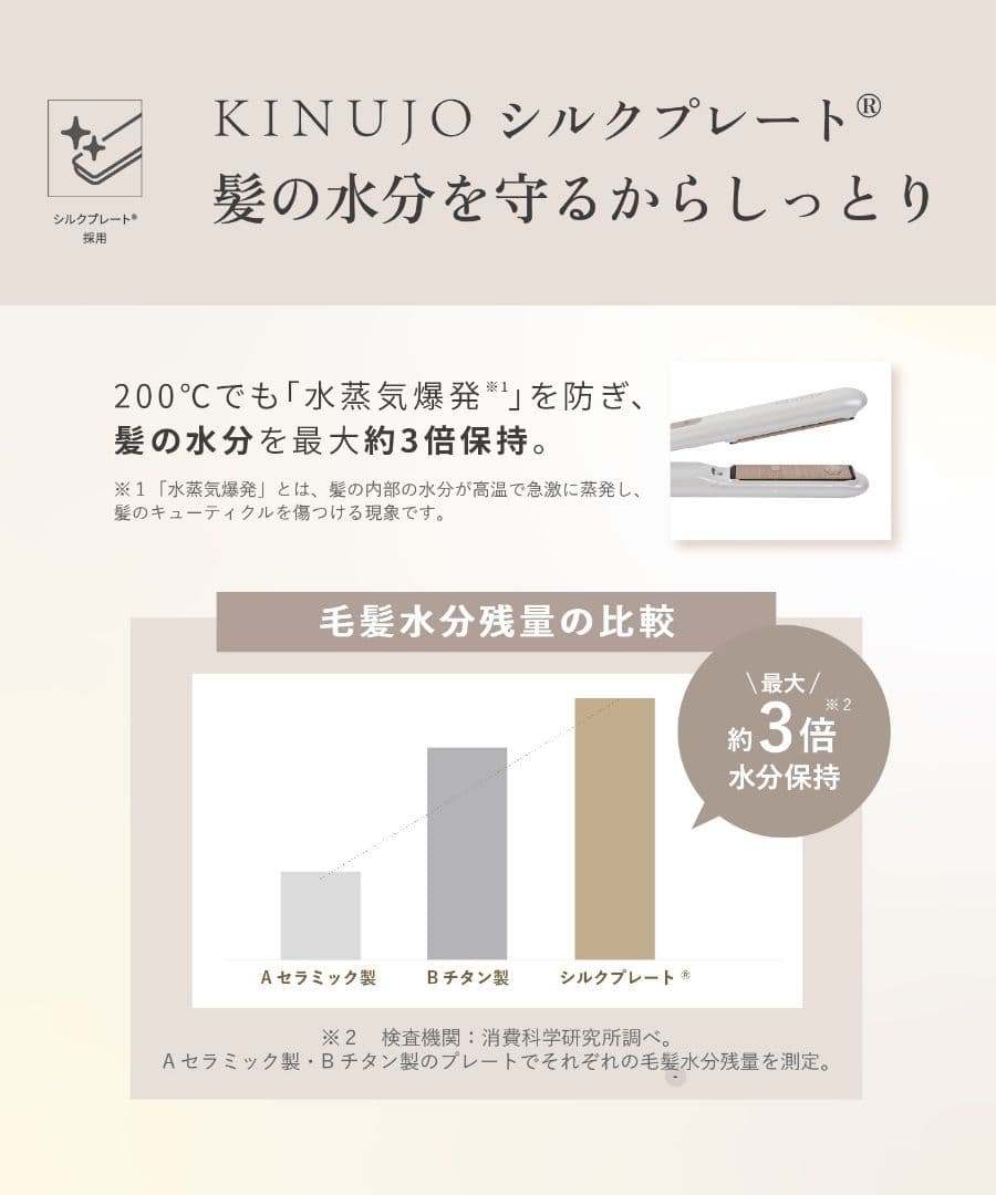 ★新品未使用★KINUJO絹女MINIIRON-deux 海外対応 ヘアアイロン