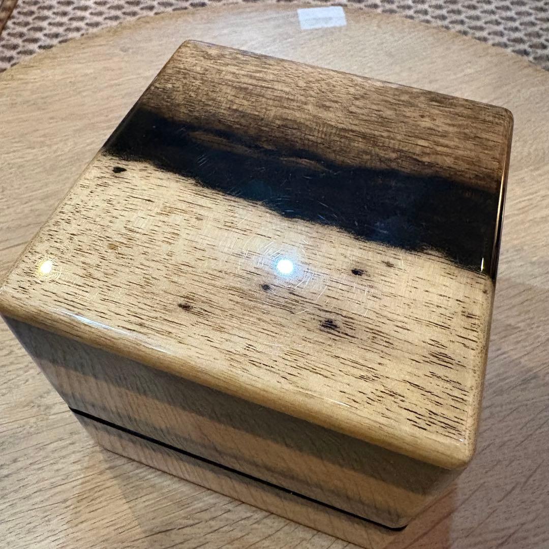 Soul Bird ソウルバード　時計ケース　黒柿　地中海放牧レザー黒色