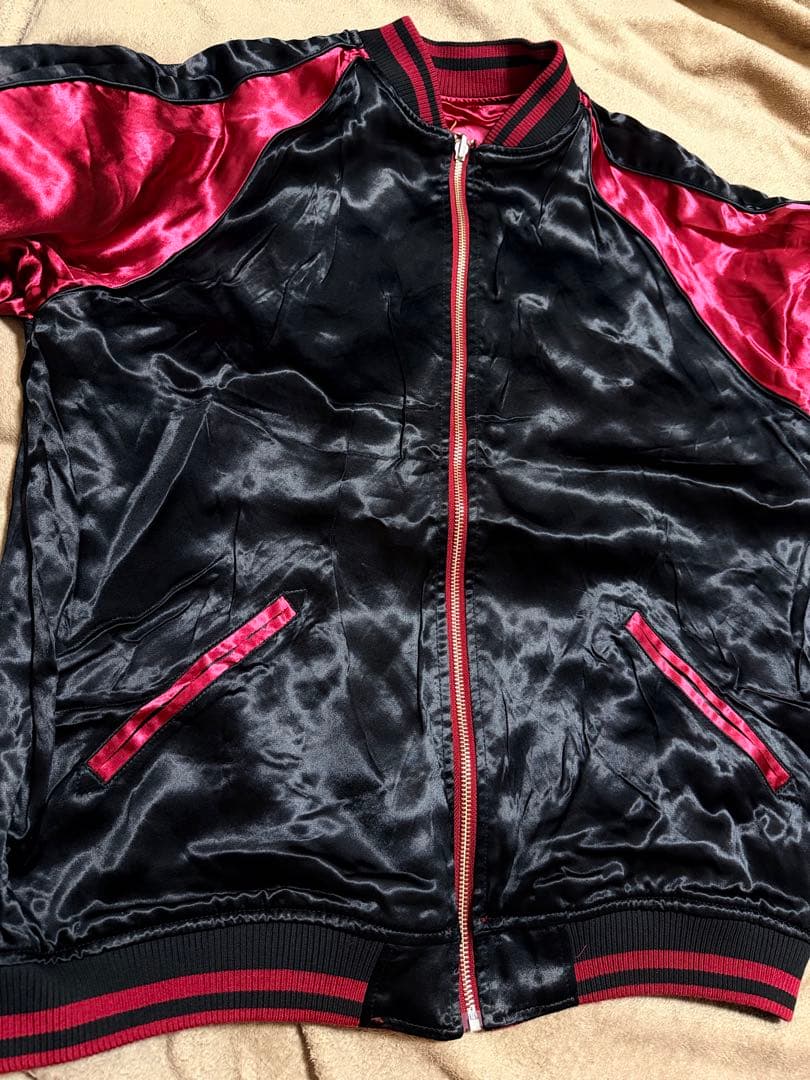 未使用近 ２面用 絡繰魂 馬日本限定版 スカジャン unisex レーヨン 美品