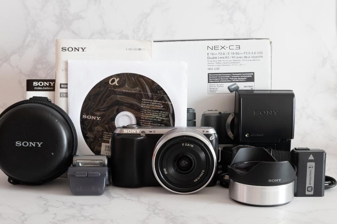 SONY NEX-C3 16mm F2.8 ＆ VCL-ECF1 フィシュアイ
