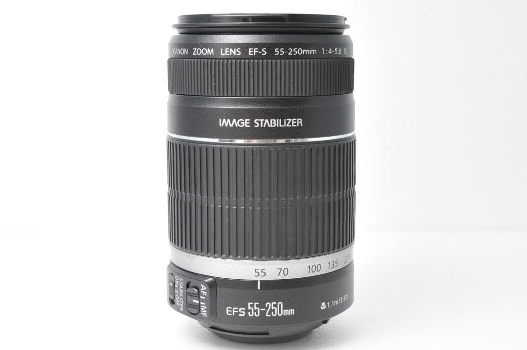 美品 望遠レンズ❣️Canon EF-S 55-250mm IS⭐️ズームレンズ