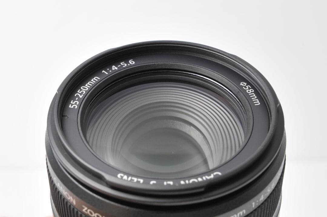 美品 望遠レンズ❣️Canon EF-S 55-250mm IS⭐️ズームレンズ