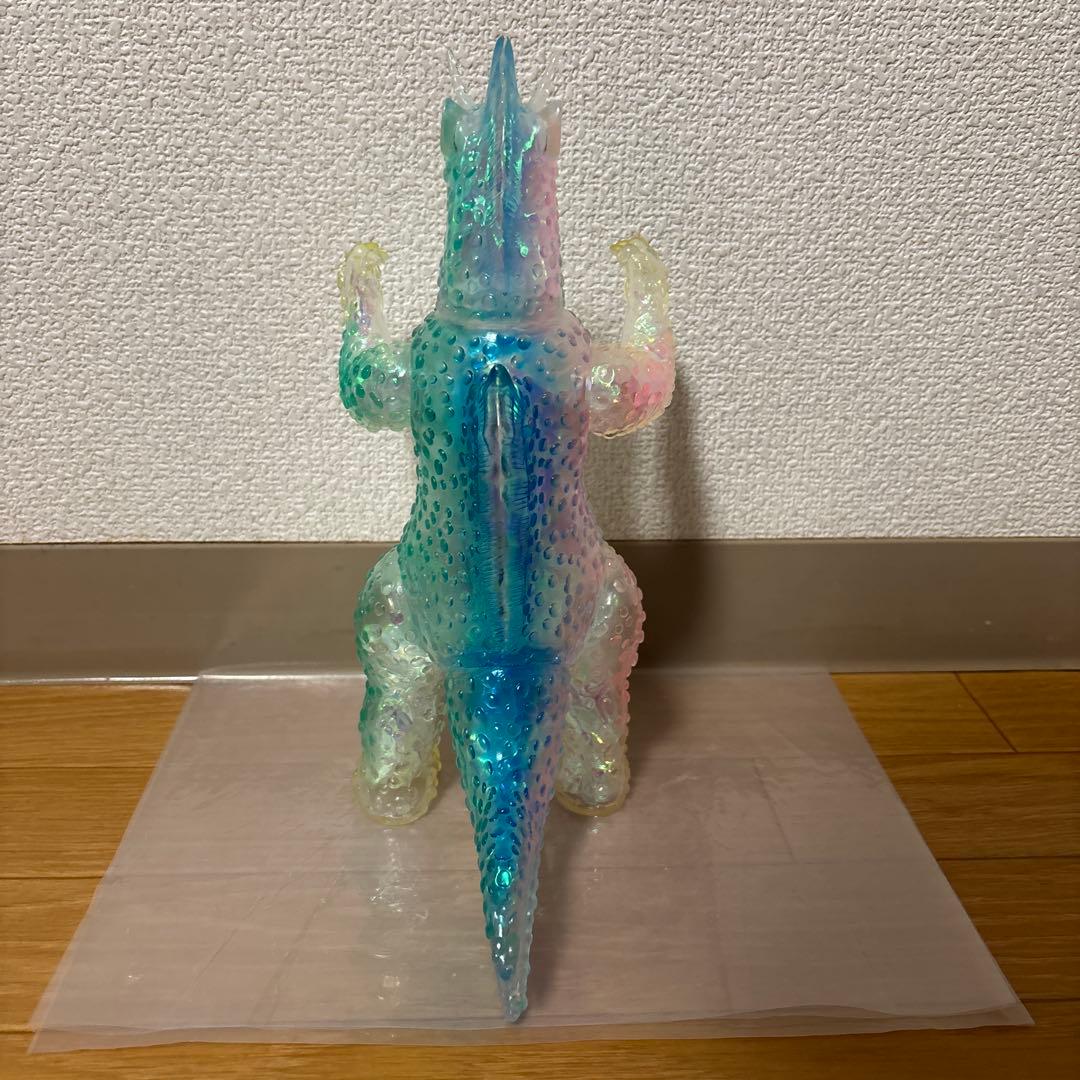 マルサン　チタノザウルス350 オーロラクリスタルver. ソフビ　ゴジラ　希少