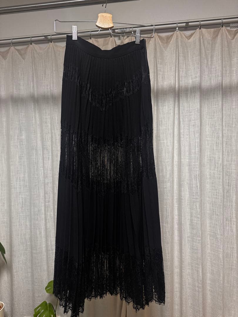 値下げ‼️Ameri VINTAGE レースロングスカート Mサイズ