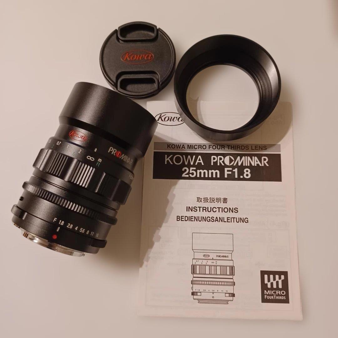 Kowa PROMINAR 25mm F1.8マイクロフォーサーズレンズ