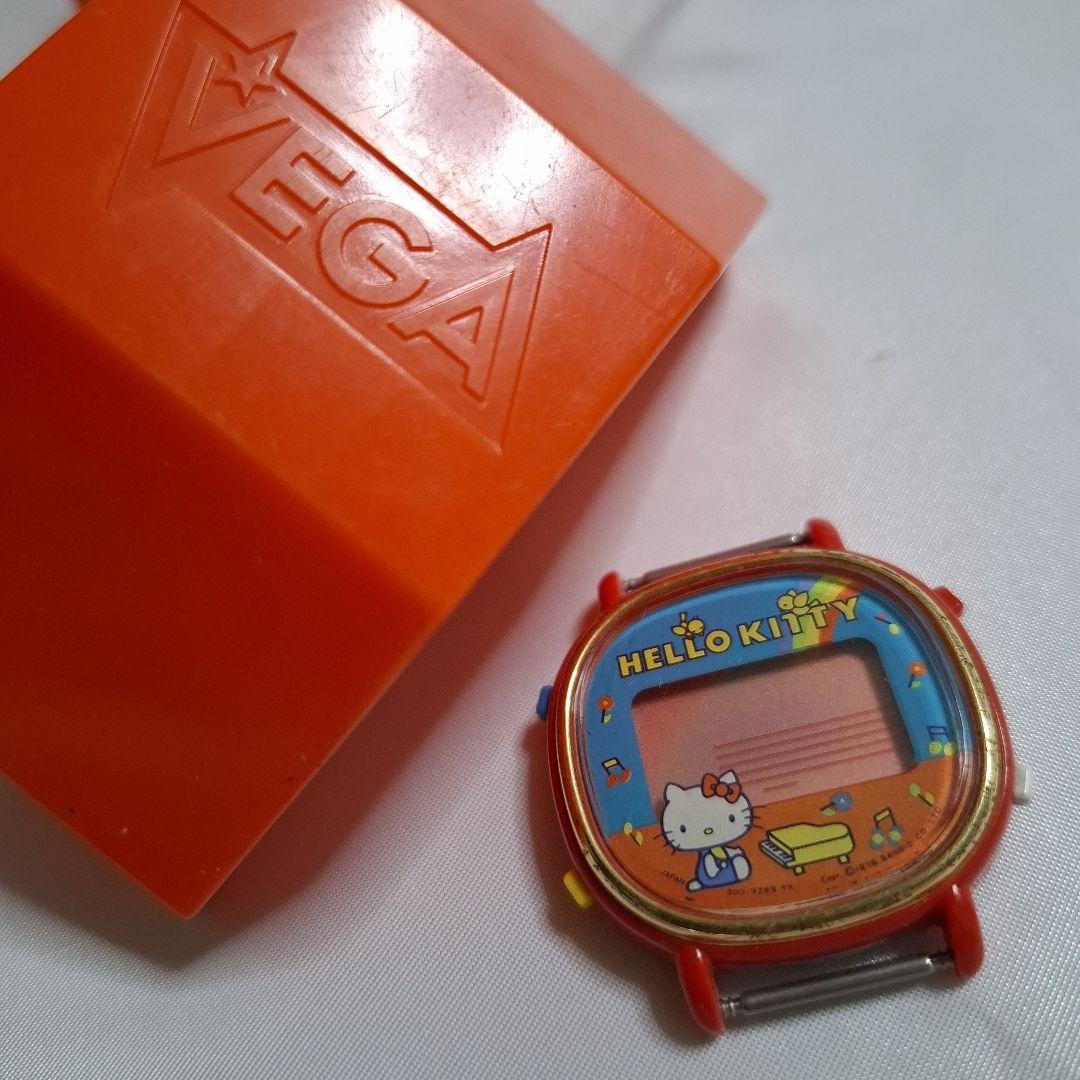 ハローキティデジタル 腕時計【VEGA】昭和レトロ＊ ケースあり ベルトなし