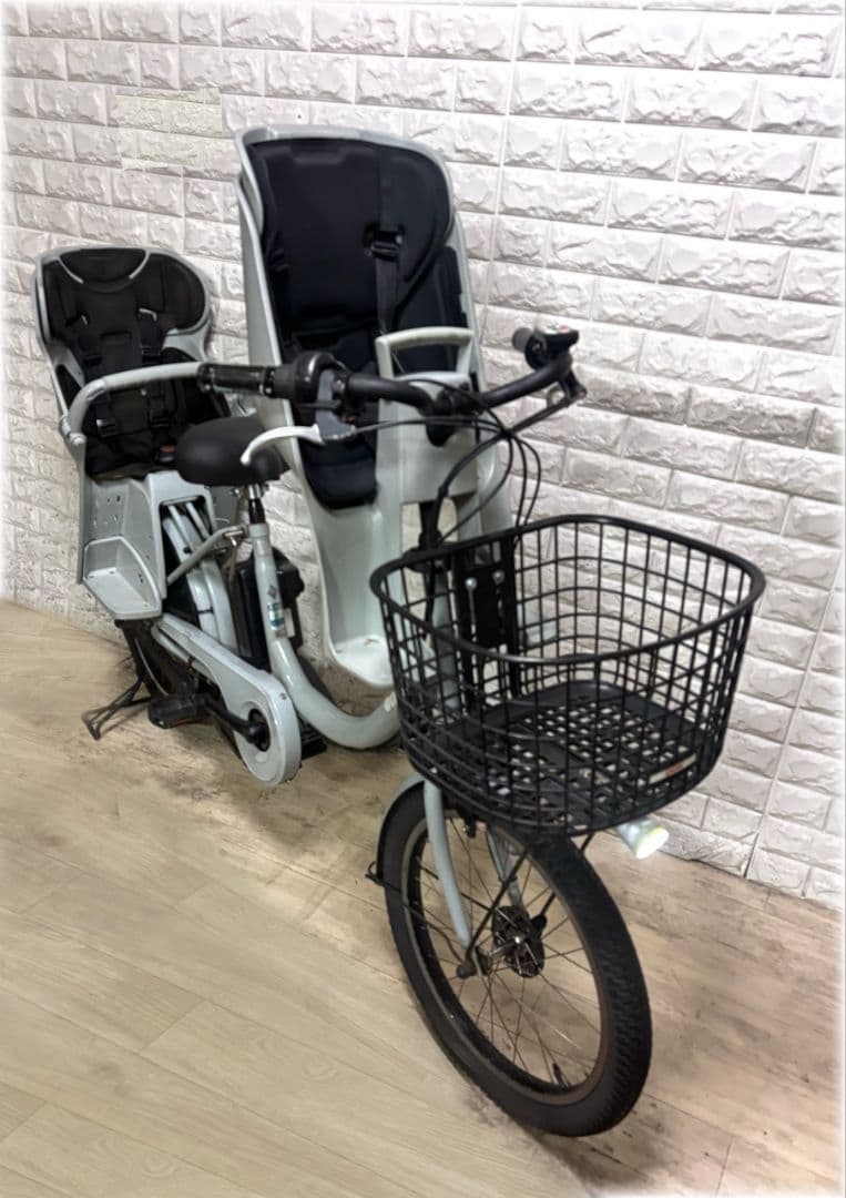 ✨美品✨室内保管✨純正チャイルドシート✨ブリヂストンビッケ2子供乗せ電動自転車