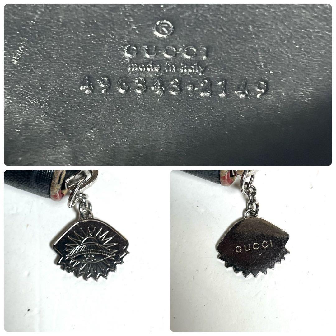 GUCCI ケース ラウンドジップ ナイトクーリエ GGスプリーム