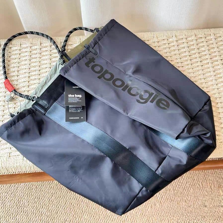 Topologie 超大 30L トートバッグ 男女兼用防水 両面トートバッグ