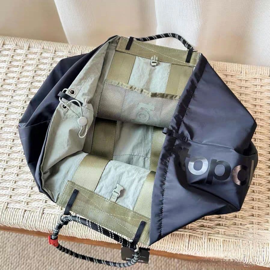 Topologie 超大 30L トートバッグ 男女兼用防水 両面トートバッグ