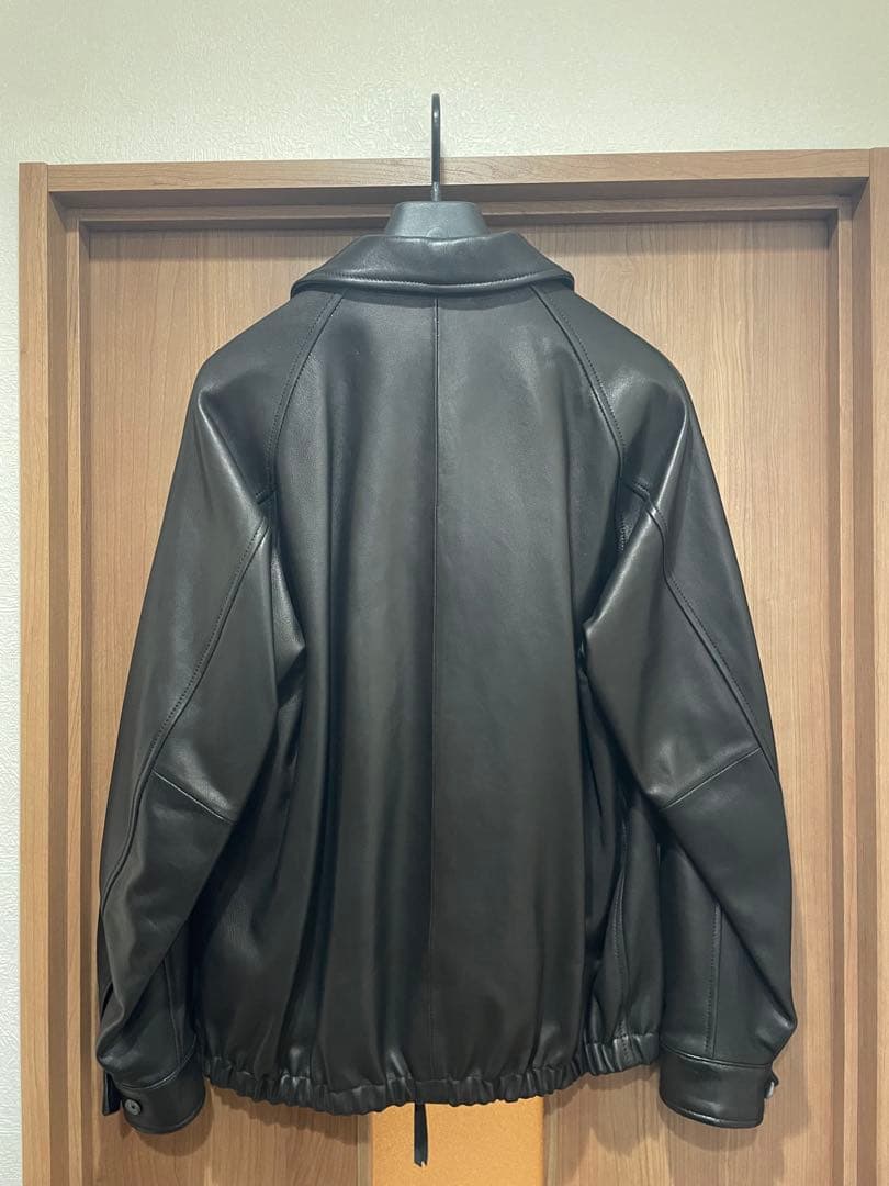 ■【LA BOUCLE / ラブークル】 ショートブルゾン ラムレザー