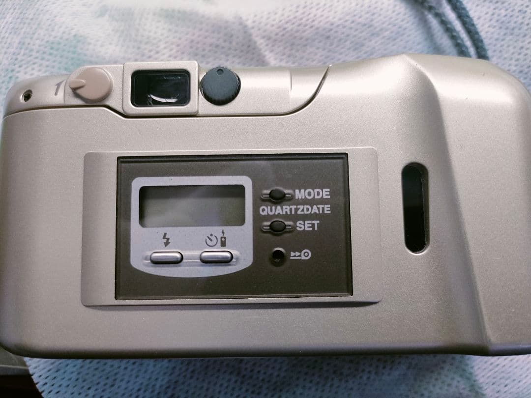 ☆美品☆OLYMPUS　µ-Ⅱ 115VF コンパクトフィルムカメラ　新品電池有
