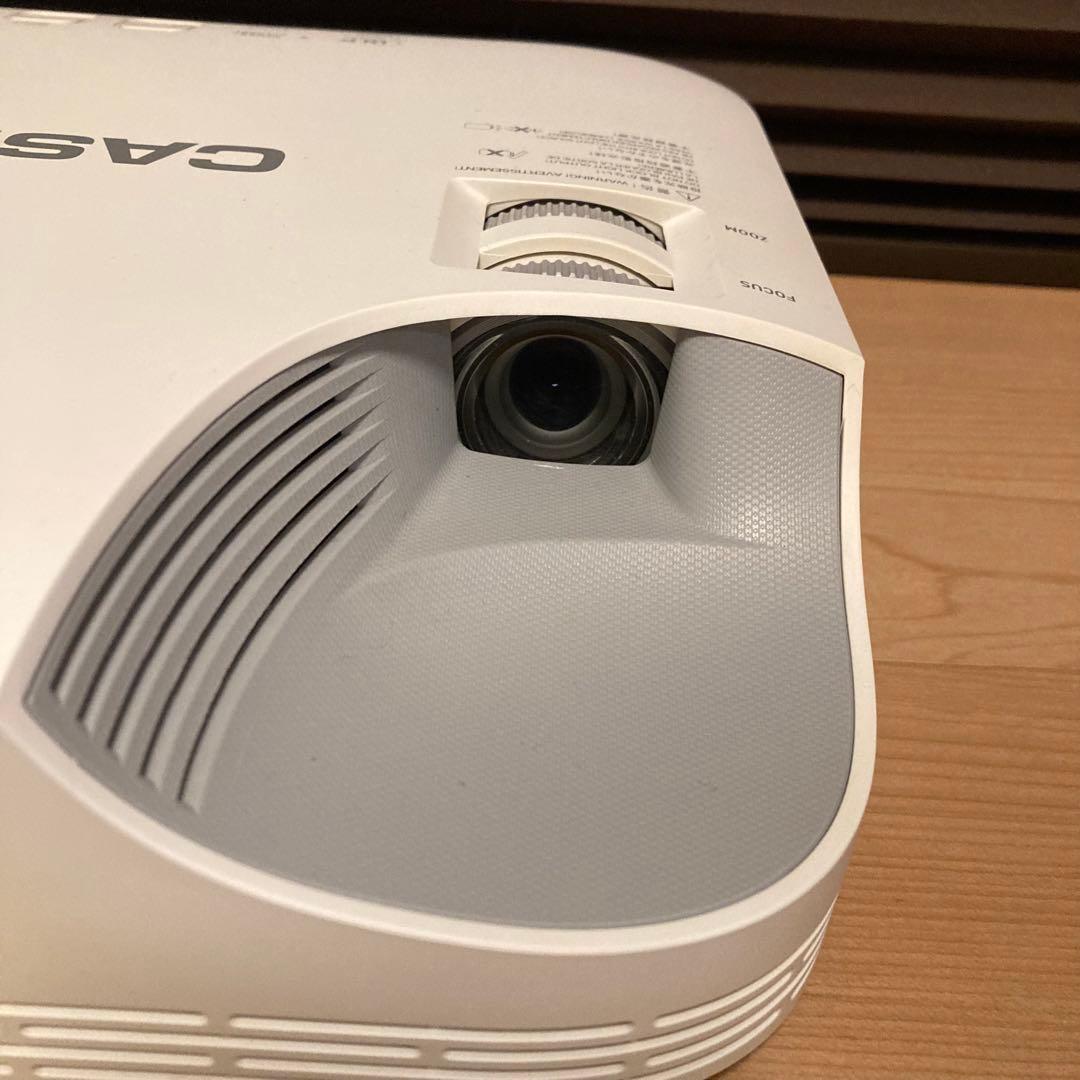 CASIO XJ-V1 カシオ プロジェクター 使用時間1169時間 リモコン付