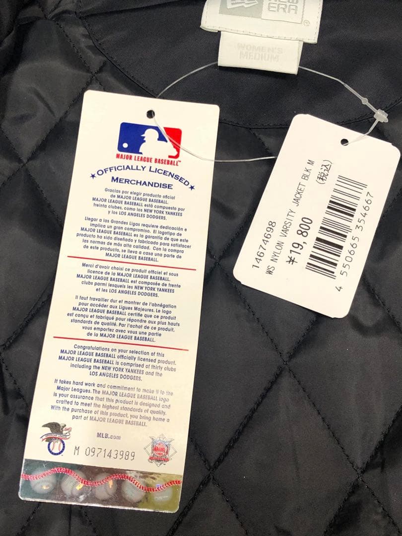 NEWERA Women's バーシティージャケット ドジャース スタジャン