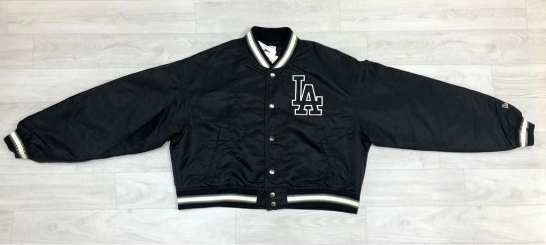 NEWERA Women's バーシティージャケット ドジャース スタジャン