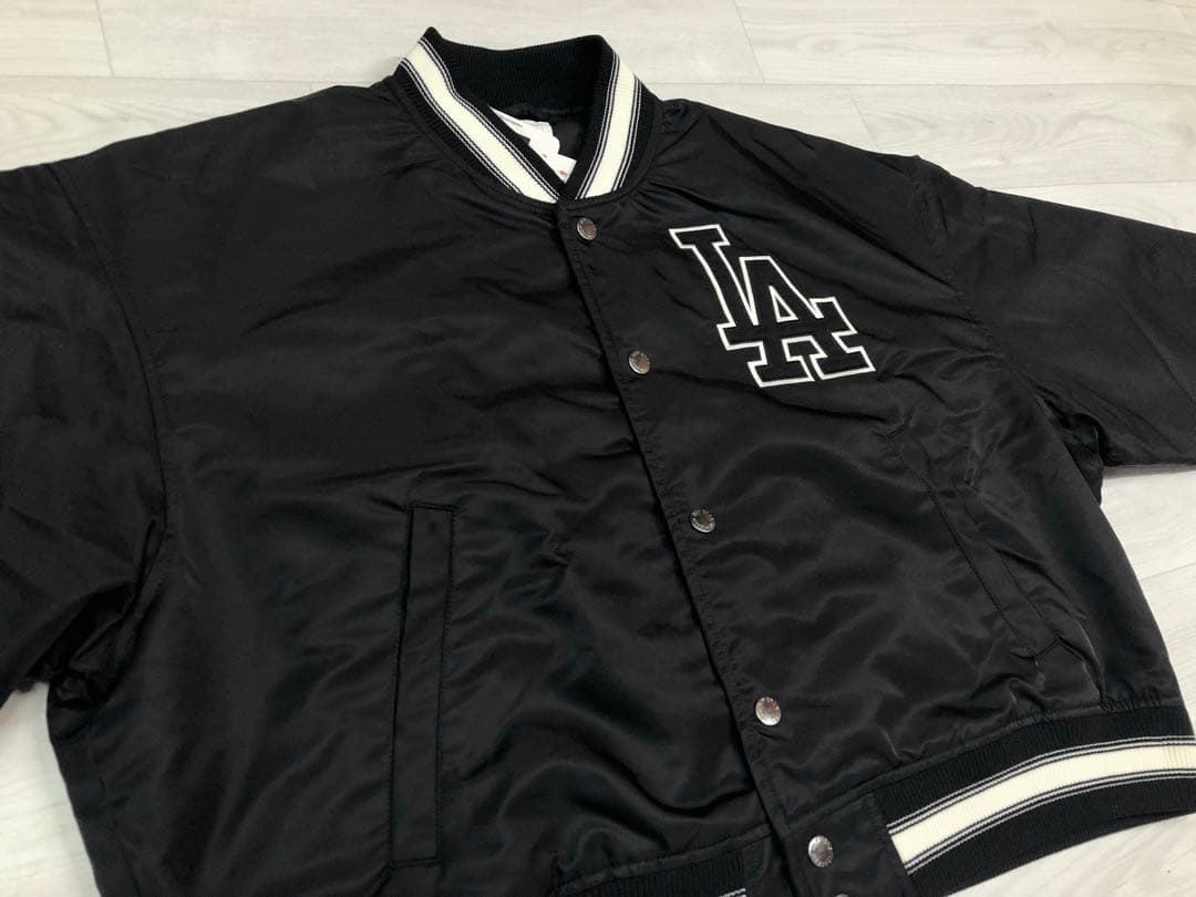 NEWERA Women's バーシティージャケット ドジャース スタジャン