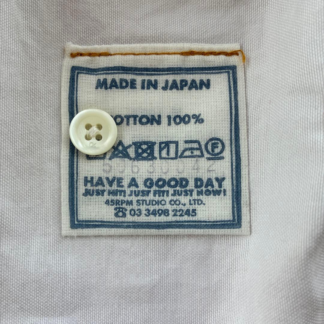 杉ちゃん　45R 908 薄オックスフォード エイトノットシャツ