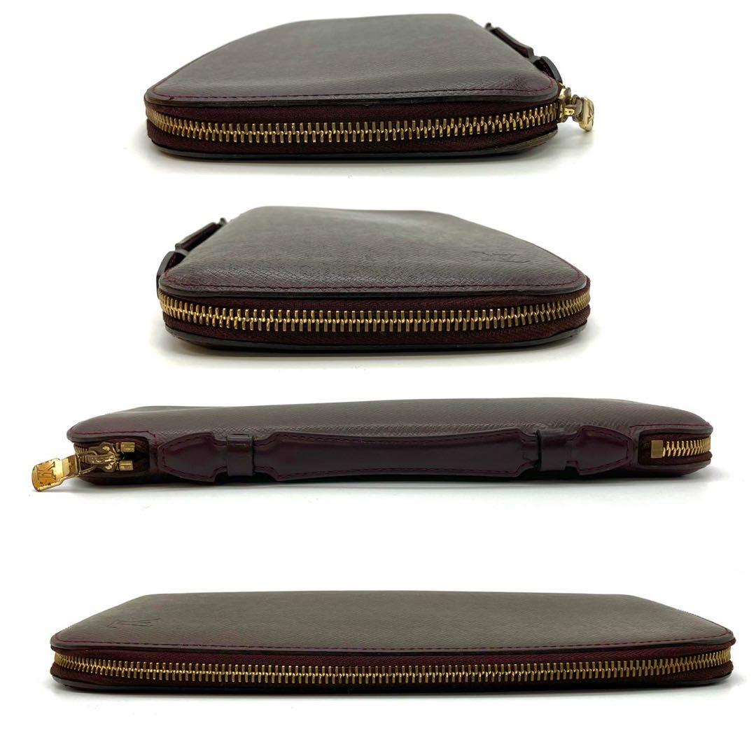 正規品 ルイヴィトン オーガナイザー アトール 長財布 タイガ アカジュ LV