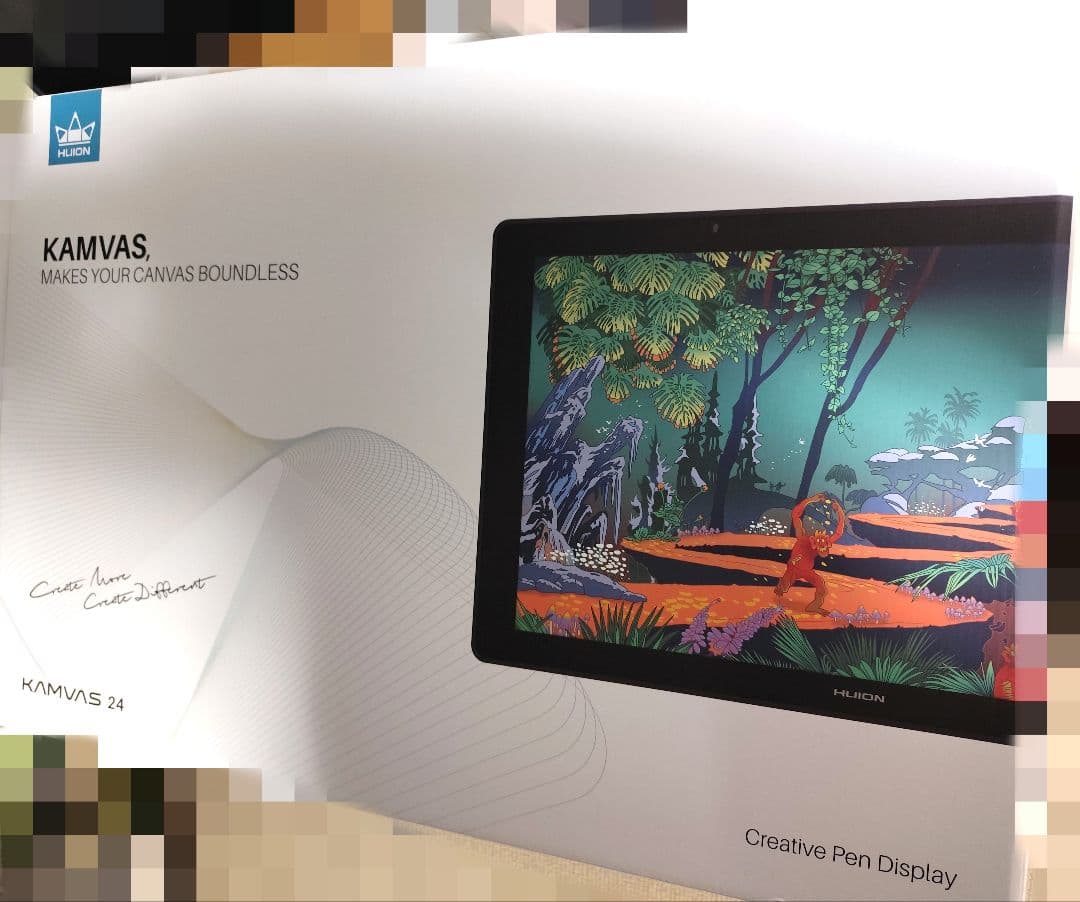 【ほぼ新品】HUION Kamvas24 液タブ　液晶ペンタブレット
