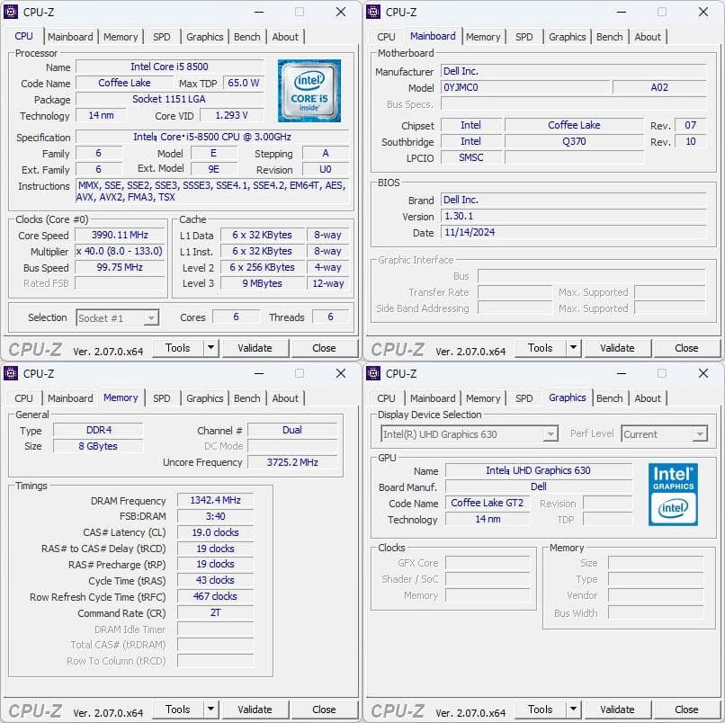 ☆月末特価☆【快適】 DELL OptiPlex5070 SFF i5 8500