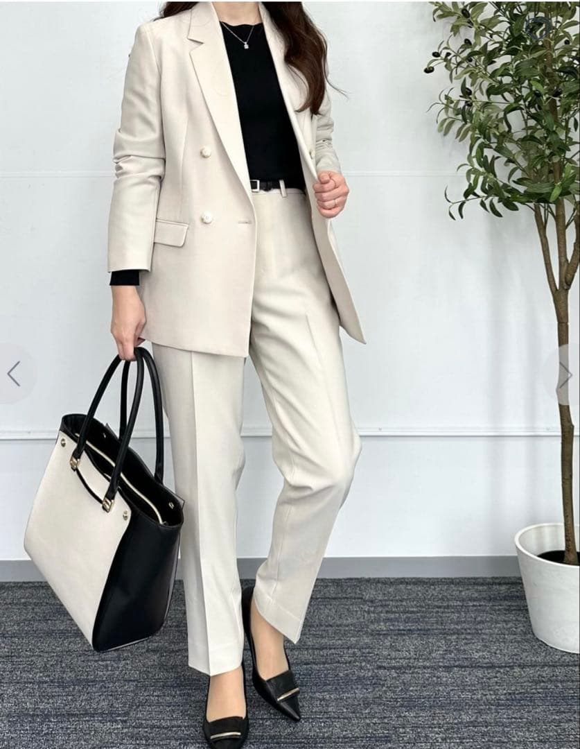 新品 アオキ⭐️ Oggiコラボ ダブルブレストジャケット セットアップスーツ