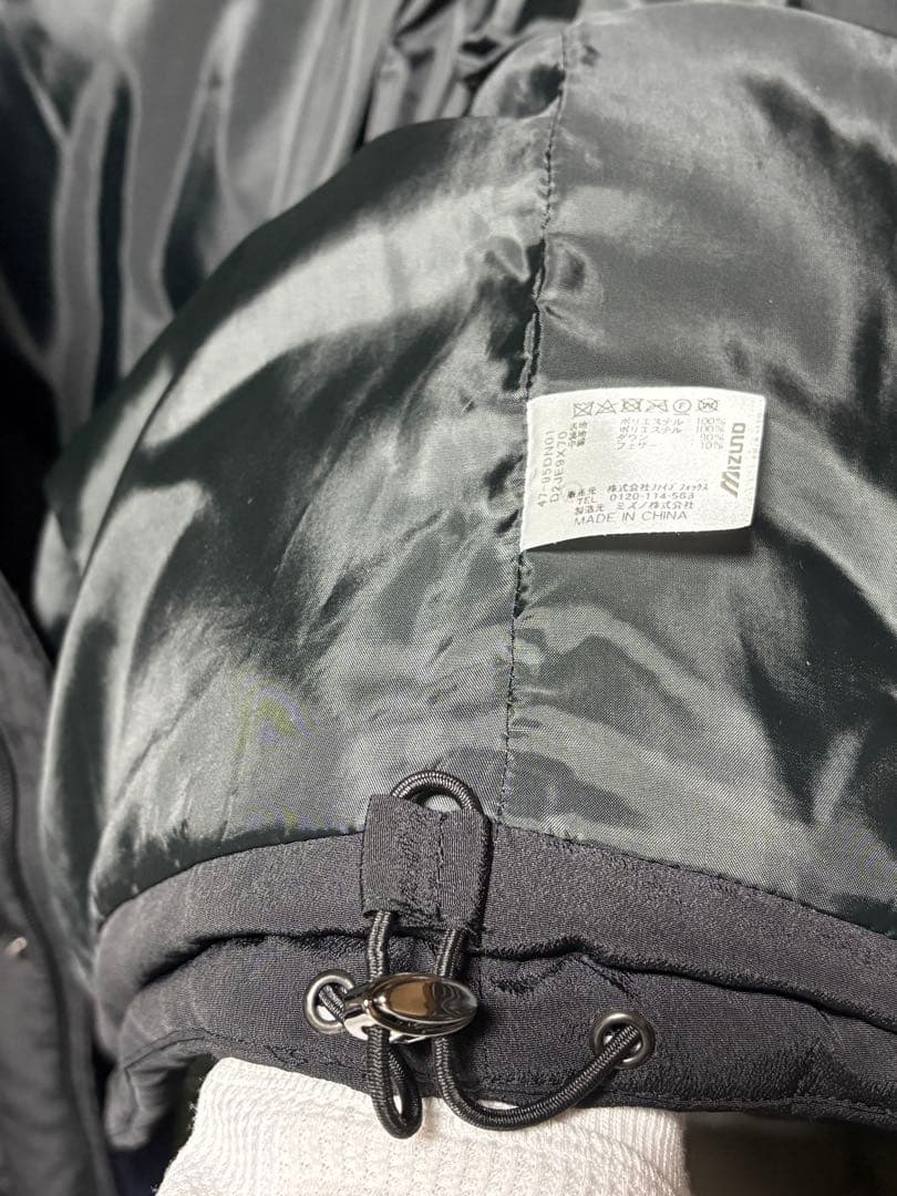 美品 MIZUNO × comme ca ism ブラック ダウンジャケット