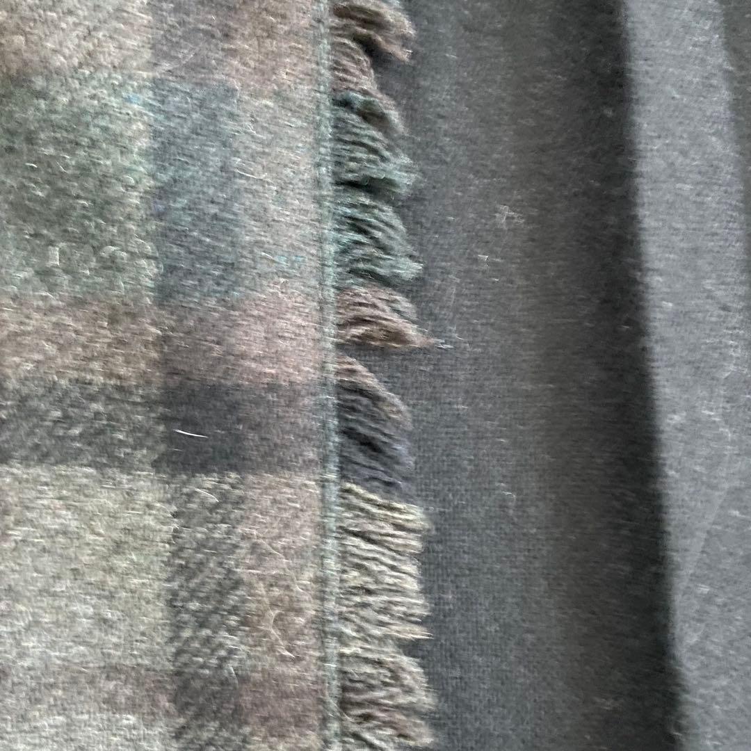 美品　オニール　別注アコーディオンスカート　ラップスカート　プリーツ　チェック