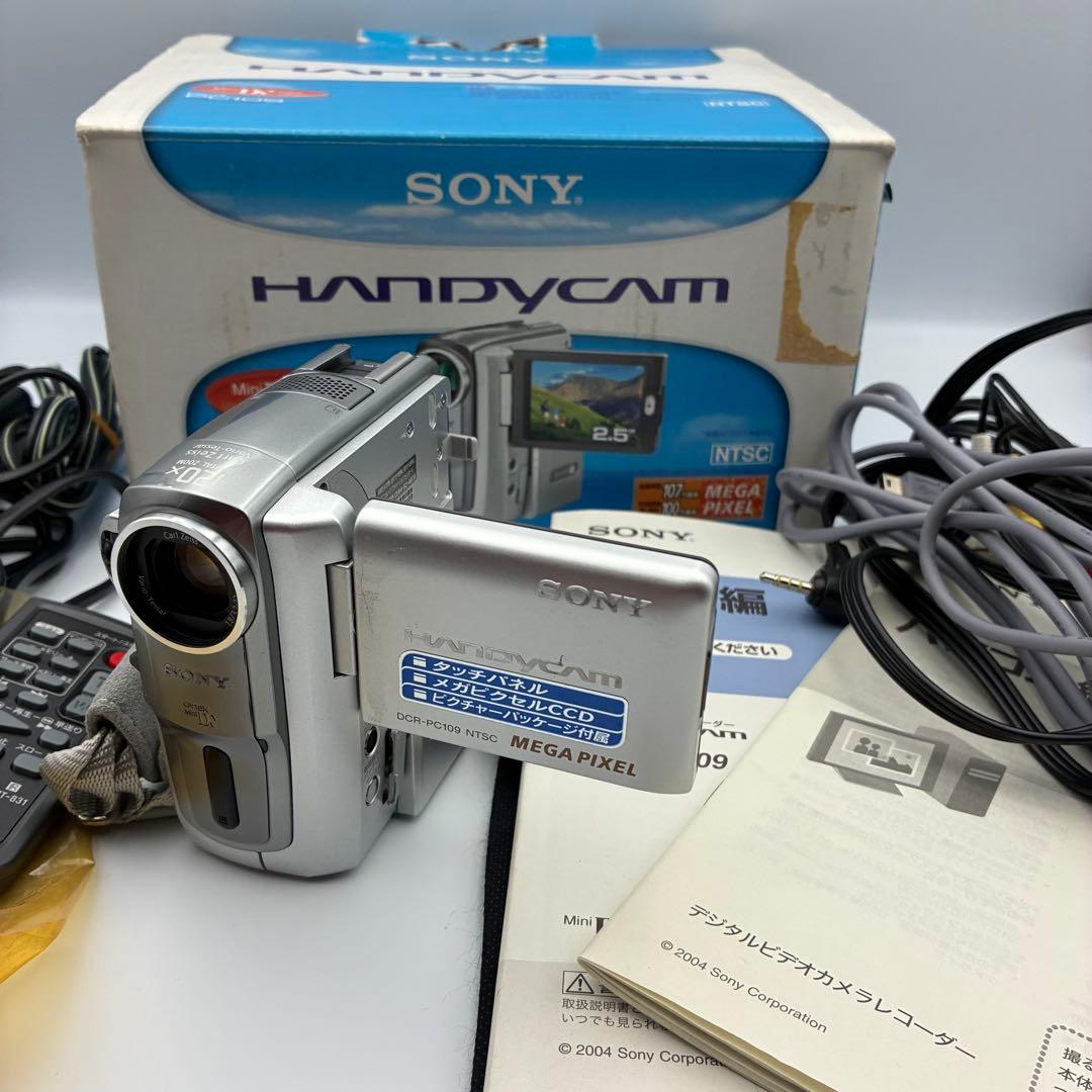 ★極美品★ SONY ビデオカメラ DCR-PC109 miniDV ソニー　箱