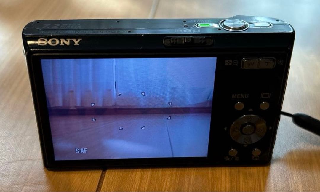 SONY Cyber-shot DSC-T30 デジタルカメラ 黒 充電器付