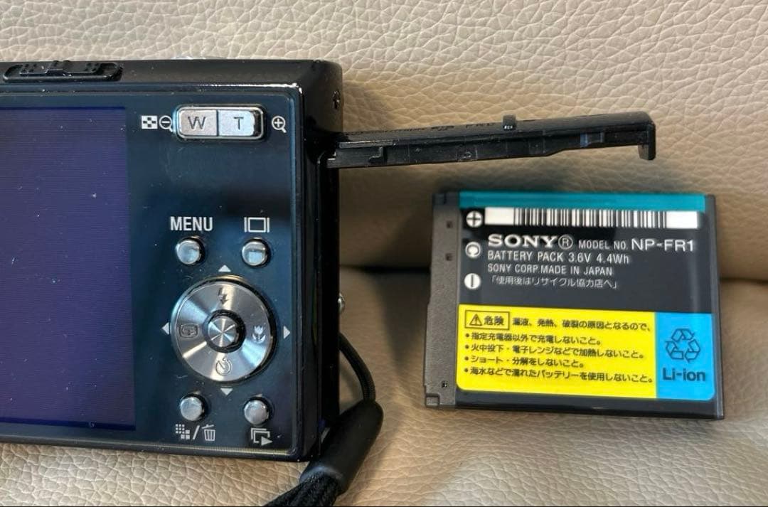 SONY Cyber-shot DSC-T30 デジタルカメラ 黒 充電器付