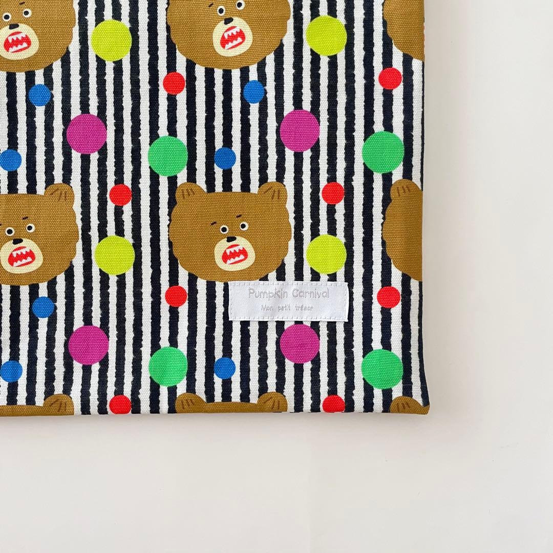 入園入学セット★くま★レッスンバッグ★お道具箱も入る★お名前タグ付き