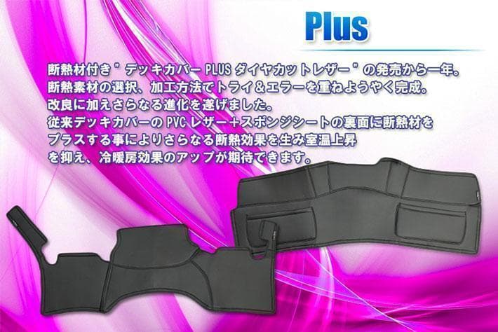 ハイエース デッキカバー LUVLUX×GLASSY 200系 1～8型 F・R