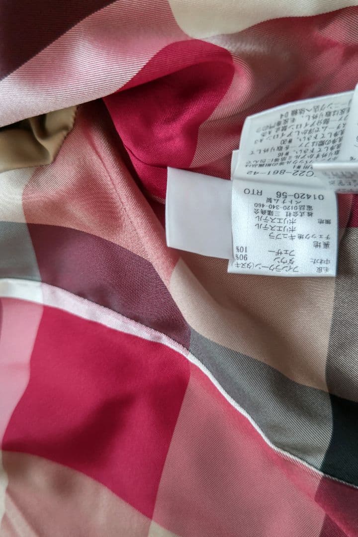 まめのきさま専用☆ブルーレーベルクレストブリッジ☆ファ付ショートダウンコート36