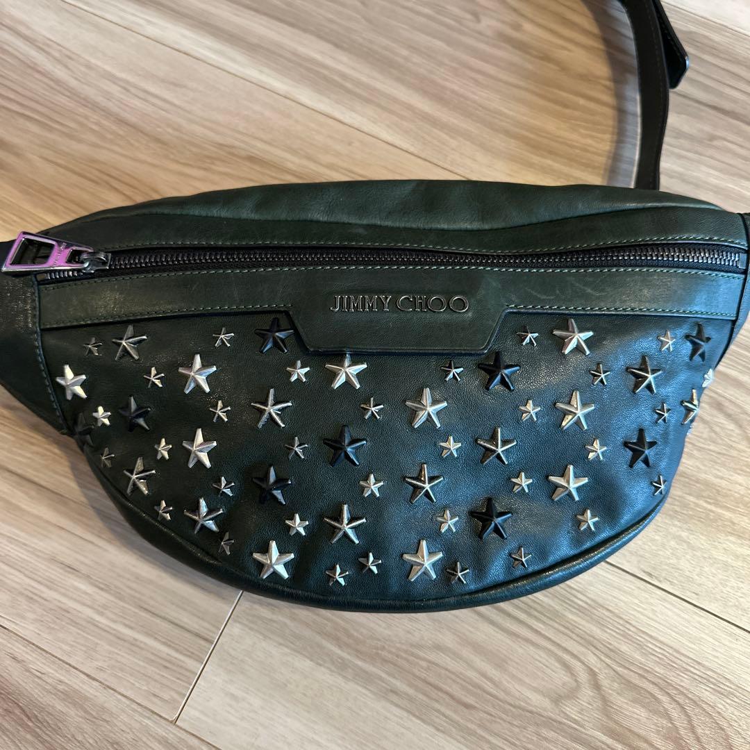 JIMMY CHOO 星型スタッズ ボディバッグ