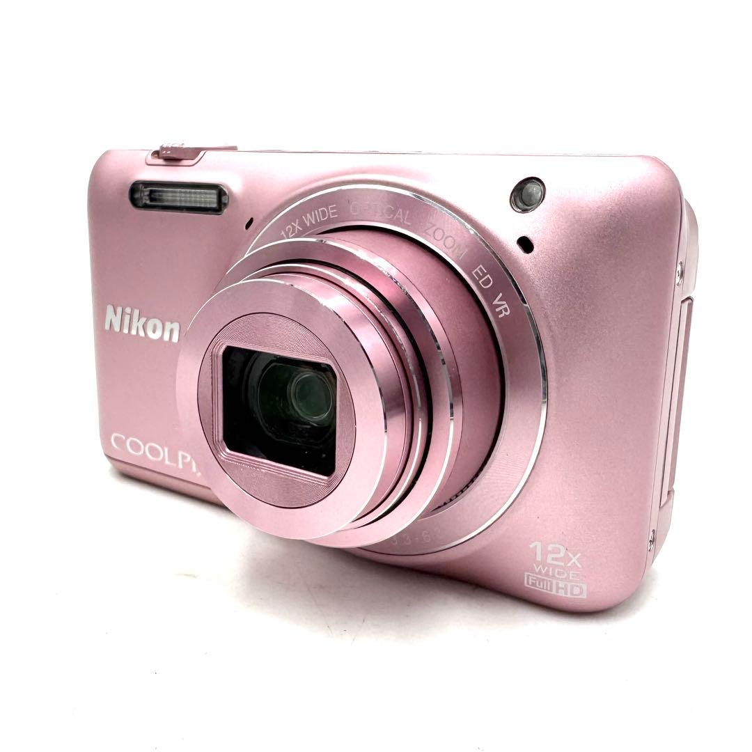 美品 ニコン NIKON Coolpix S6600 コンデジ ピンク