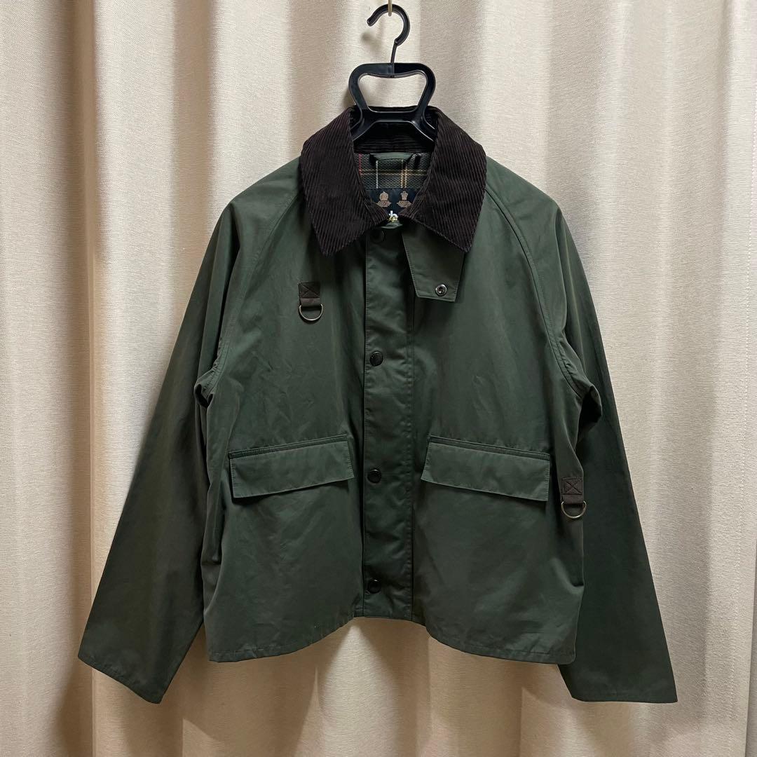 バブアー　SPEY スペイ ピーチスキン　サイズL グリーン系