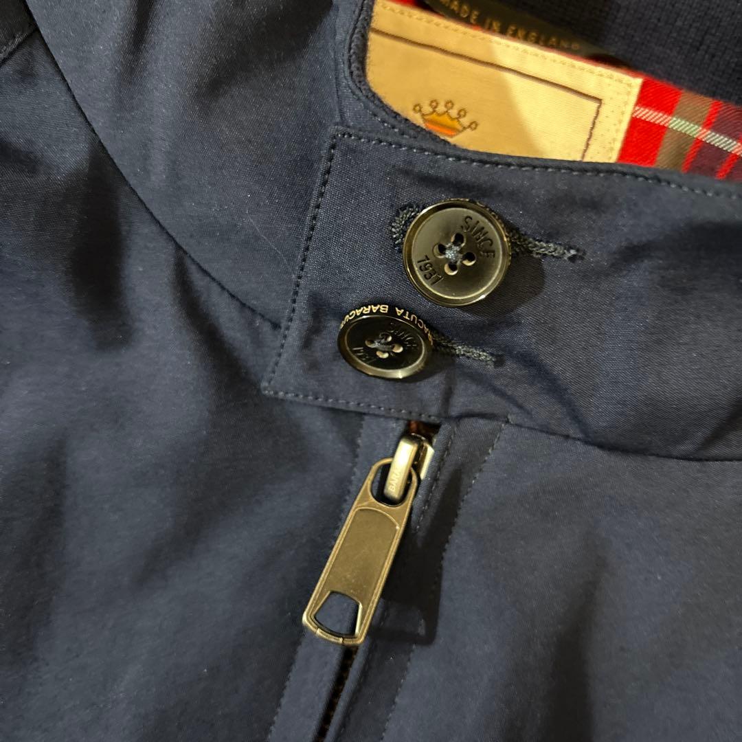 【極美品】バラクータ G9 ハリントンジャケット 42 英国製 ネイビー