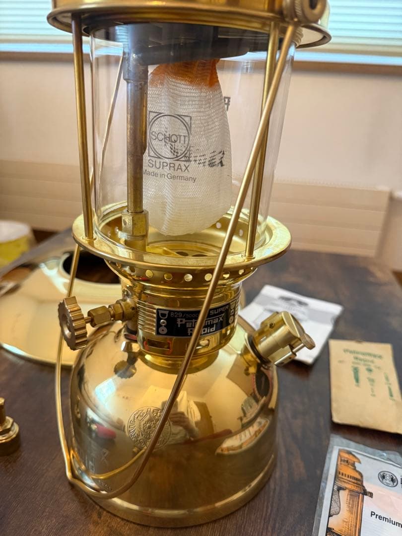 ペトロマックスHK500 真鍮(オプションパーツ込み)