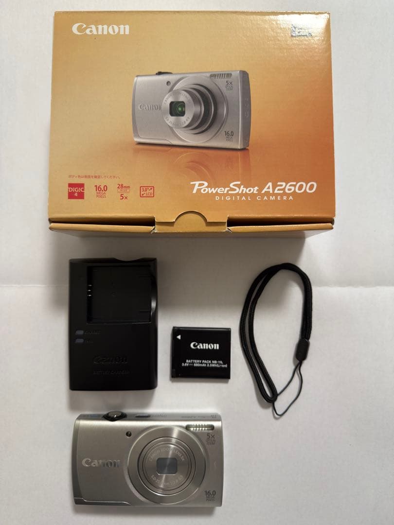 【箱付美品】Canon PowerShot A2600 デジタルカメラ