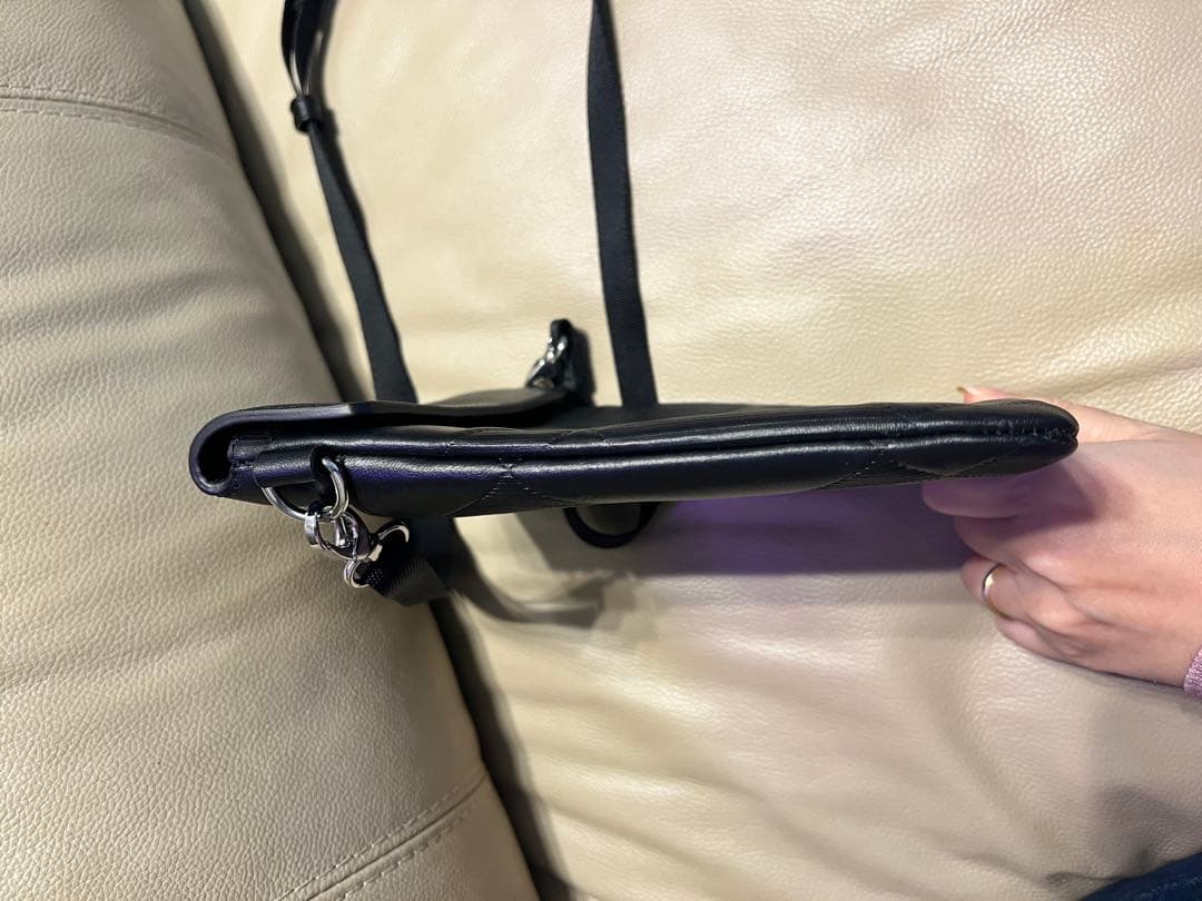 【未使用※】BLACK LABEL CRESTBRIDGE レザーサコッシュ