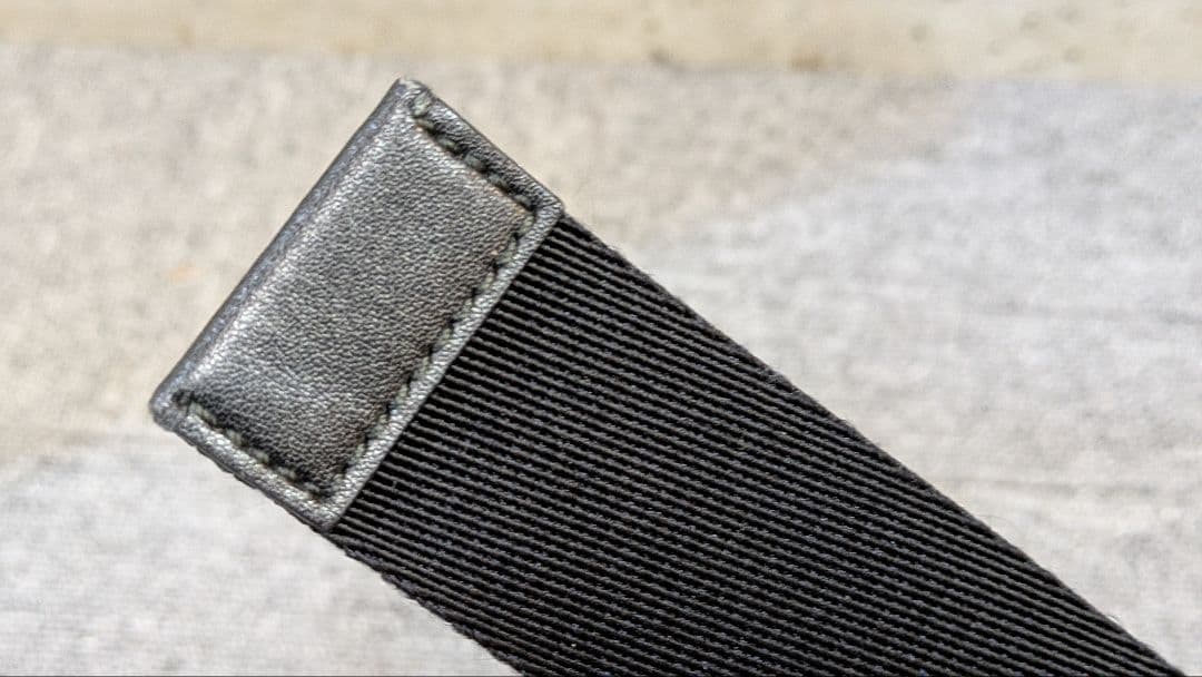 BALLY ブラック レザー ファニーパック