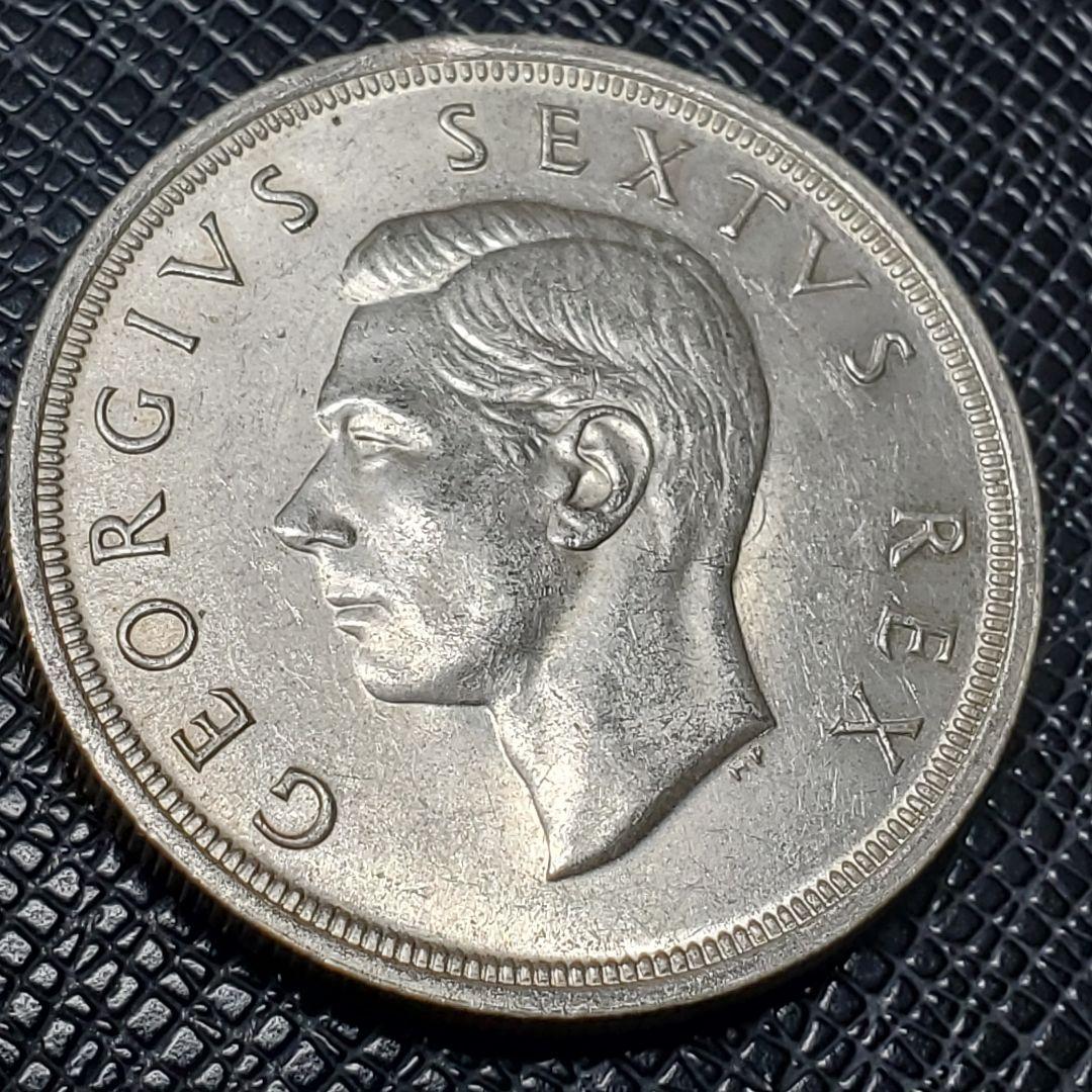 4904.　イ○○様 購入予定 1952年　南アフリカ　5シリング　海外銀貨