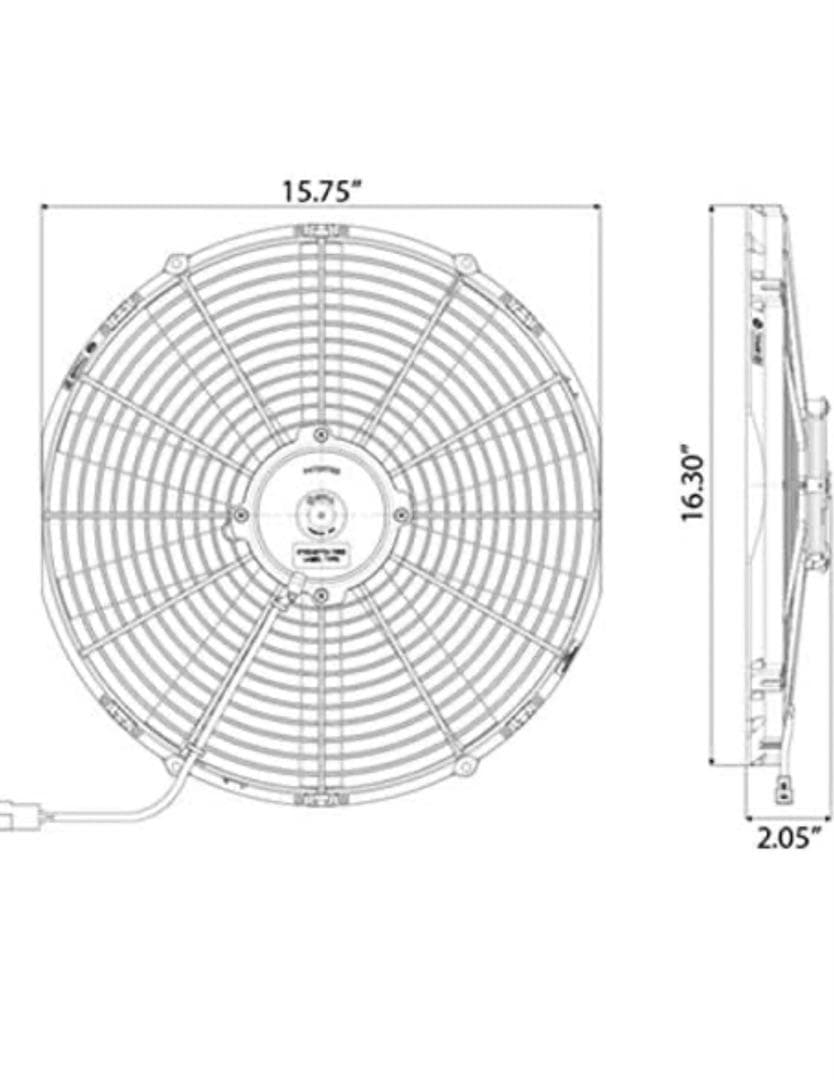 SPAL スパル　16インチ　大容量電動ファン