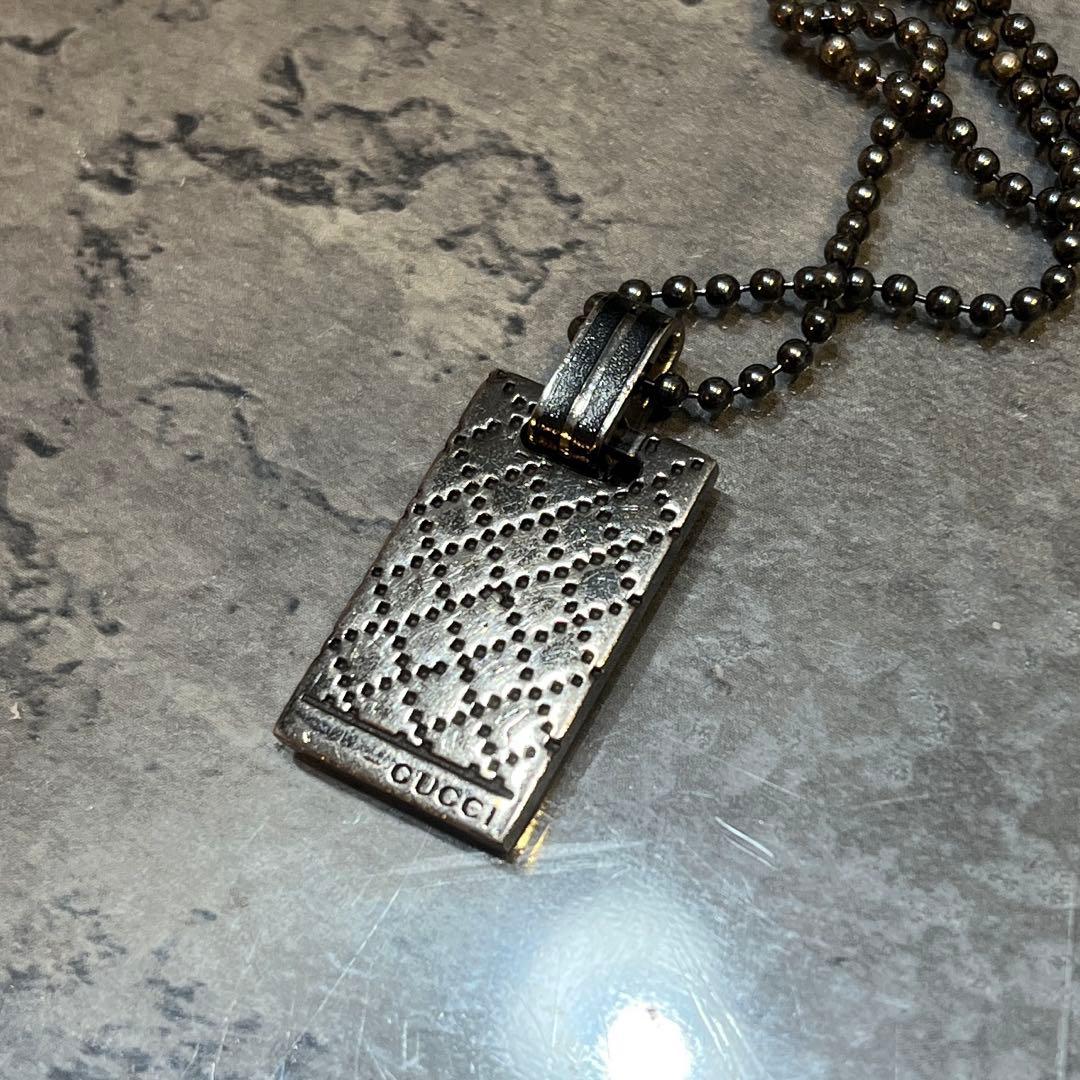 GUCCI プレートネックレス