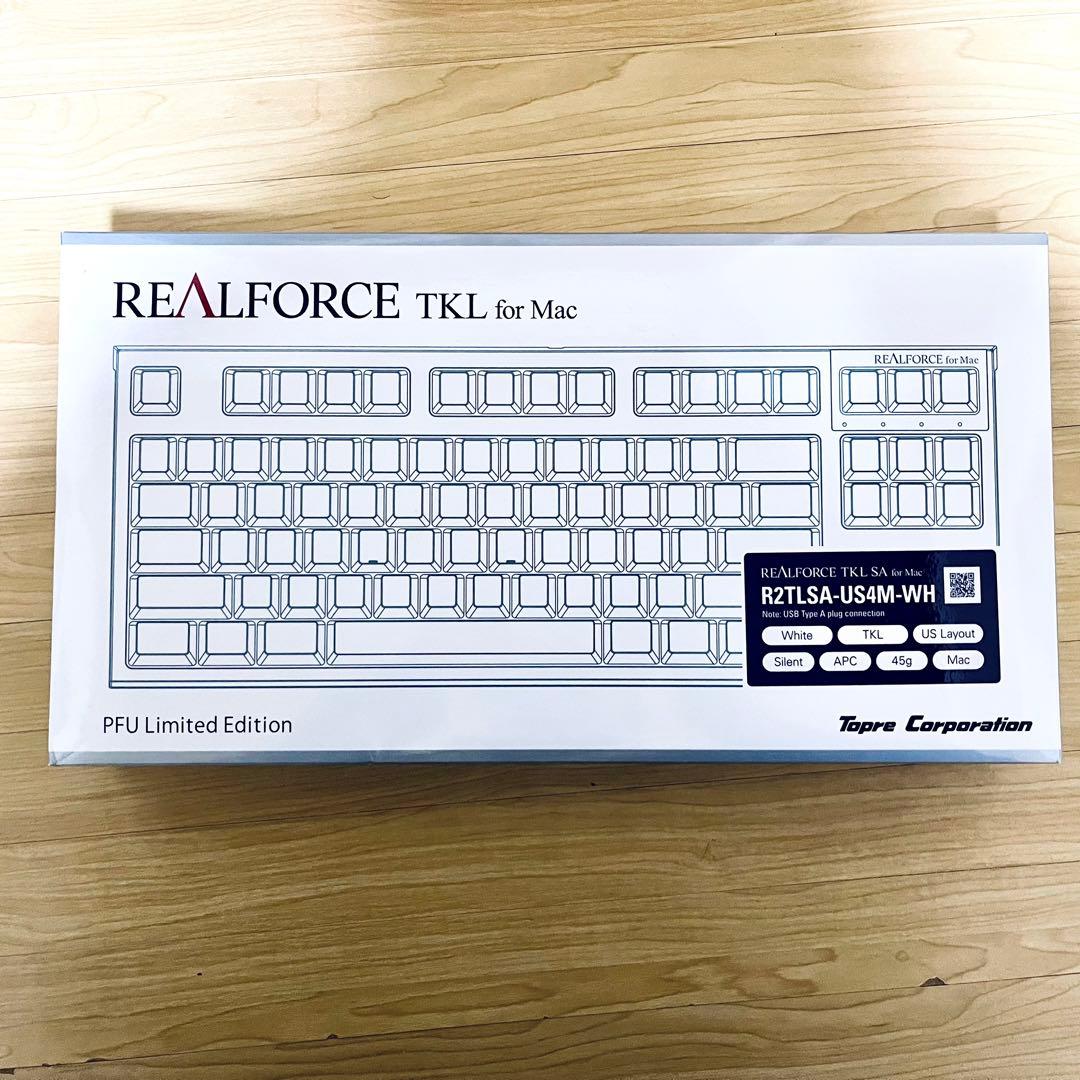 REALFORCE TKL SA Mac PFU Limited US 静音 白
