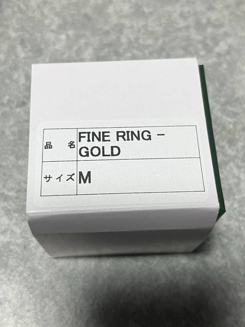 【POINTLESS JOURNEY】FINE RING Mサイズ 18時まで