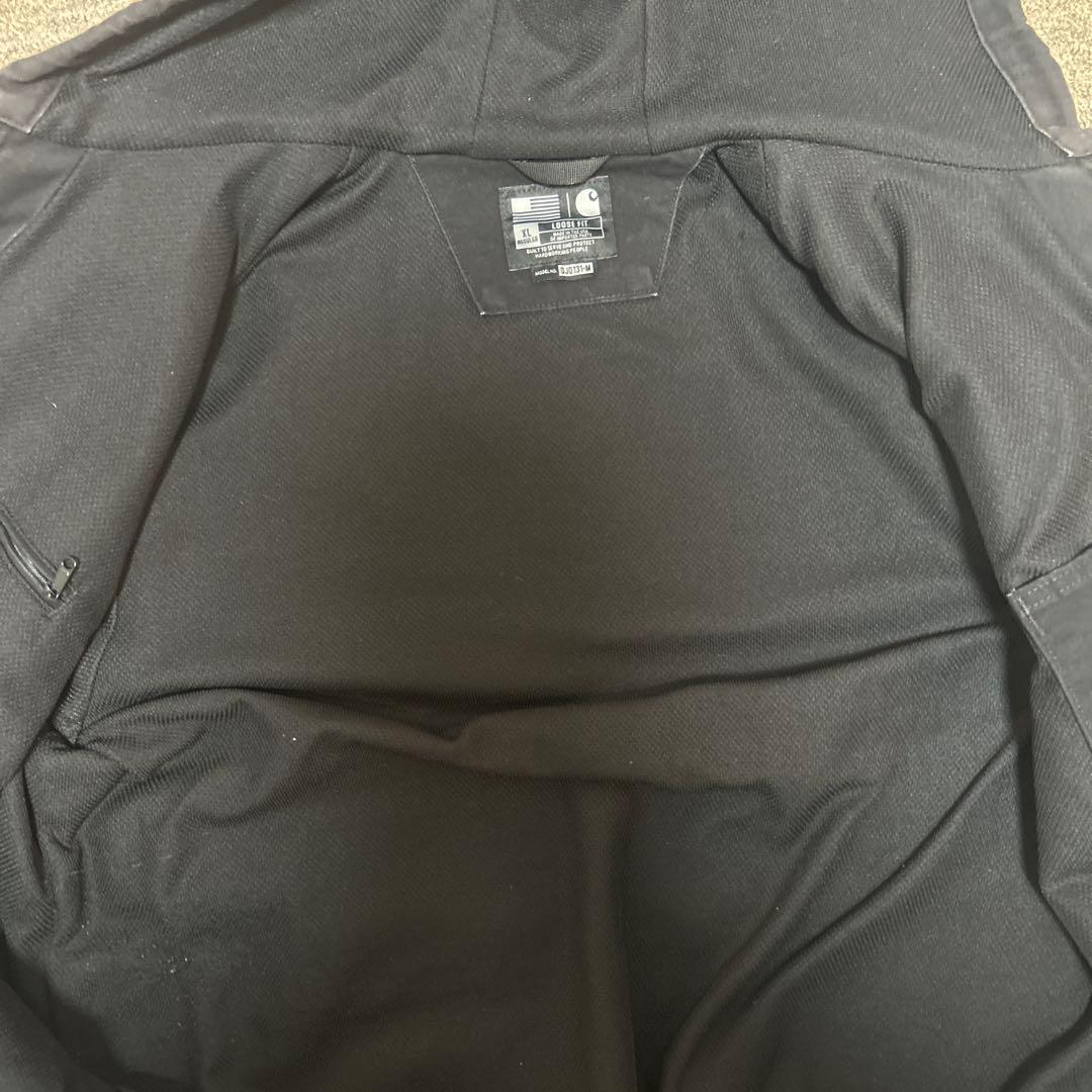 Carhartt 黒 フード付きアクティブジャケット