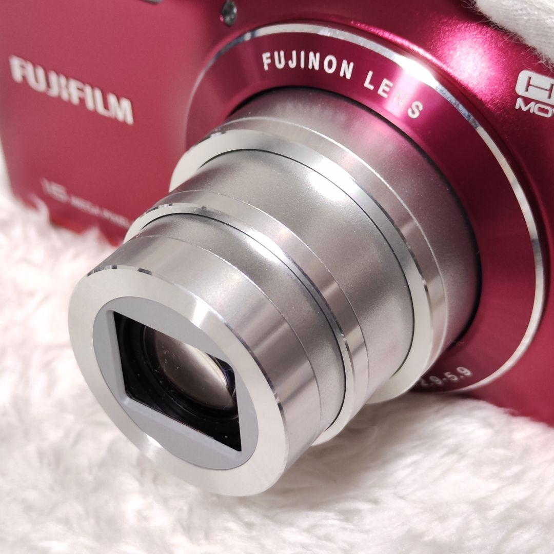 美品✨FUJIFILM FinePix JZ250 レッド バッテリー 充電器