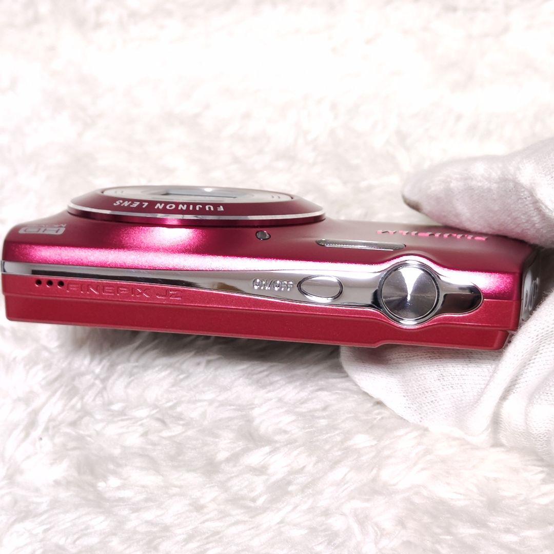 美品✨FUJIFILM FinePix JZ250 レッド バッテリー 充電器