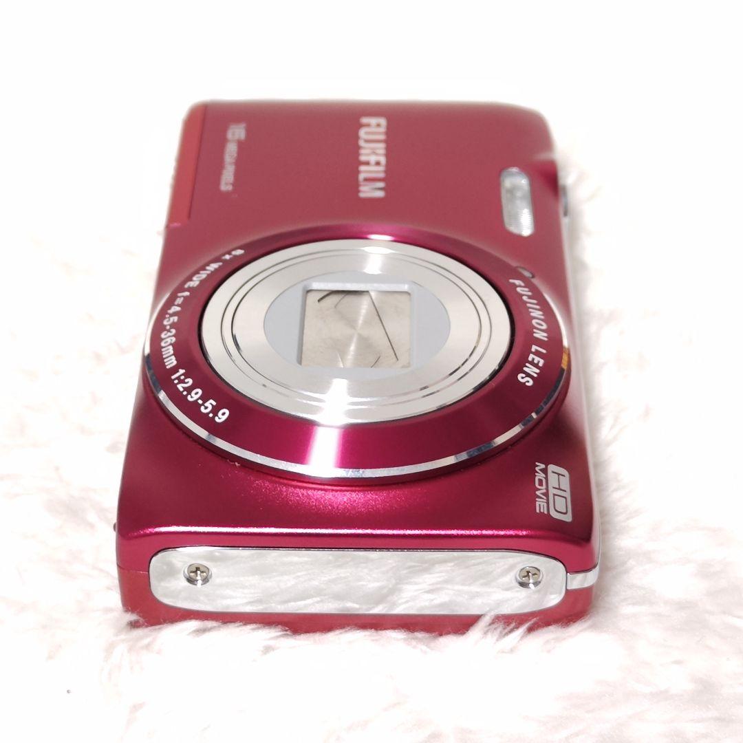 美品✨FUJIFILM FinePix JZ250 レッド バッテリー 充電器
